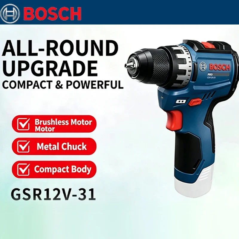 Home Appliances - Bosch GSR 12V-31 Brushless Electric Drill