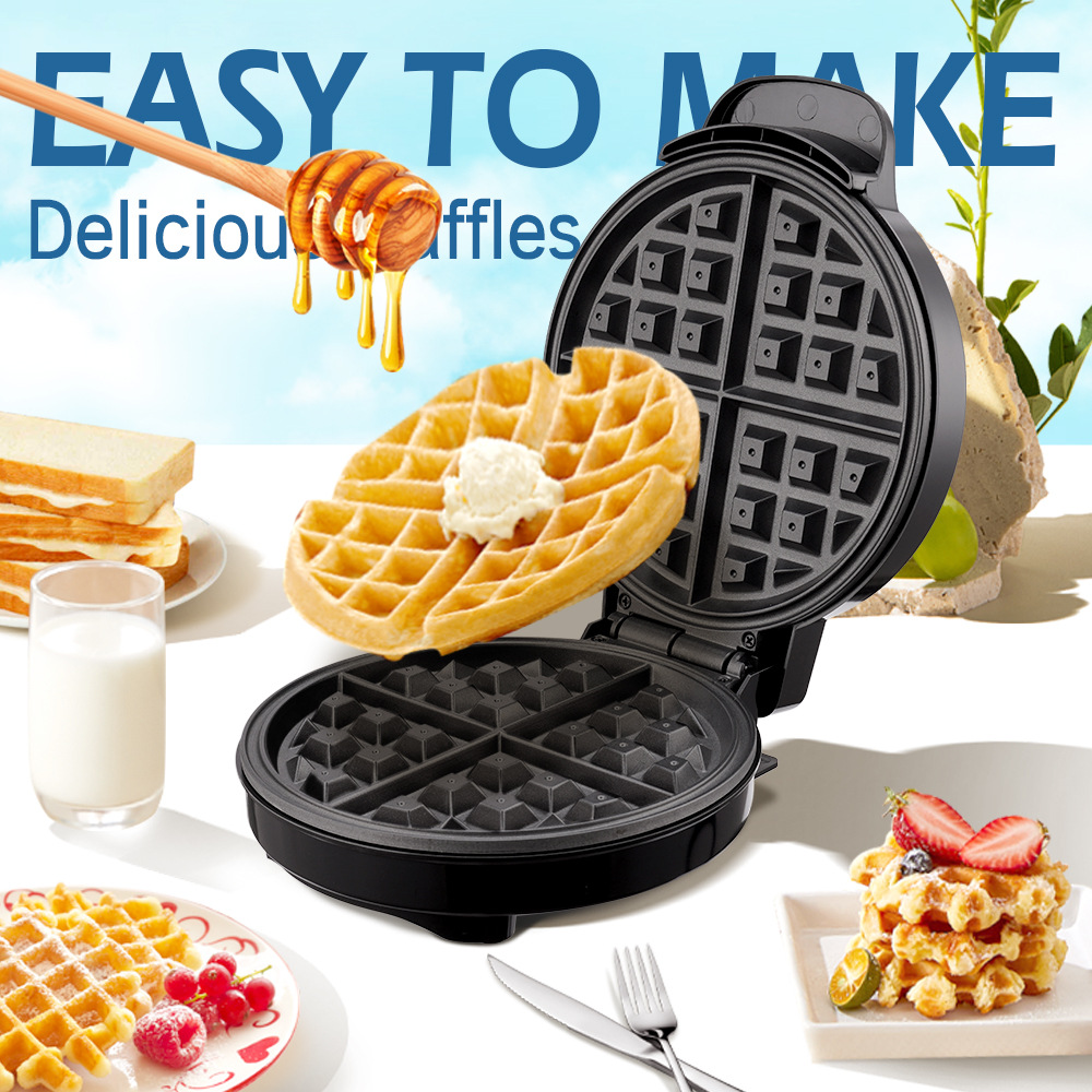 Breakfast Waffle Molds Egg Cak - Mini Waffle Maker Machine review and price