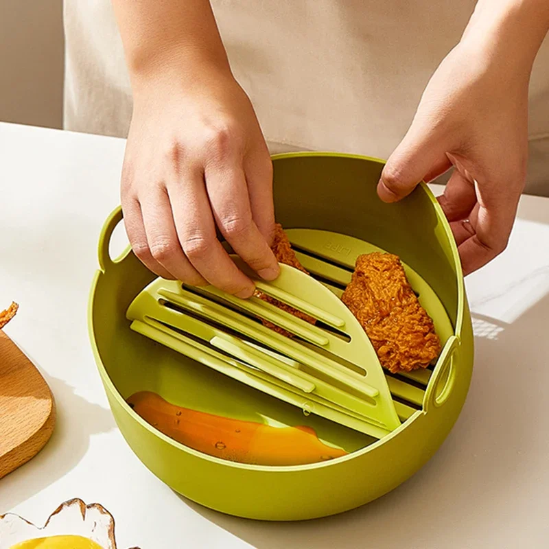 Round Air Fryer Liners Square  - Air Fryer Silicone Pot Liner review and price