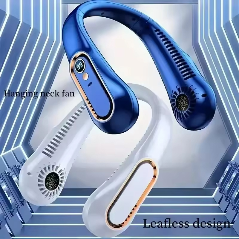 Hanging Neck Fan Digital Displ - Portable Blender Usb Rechargeable review and price